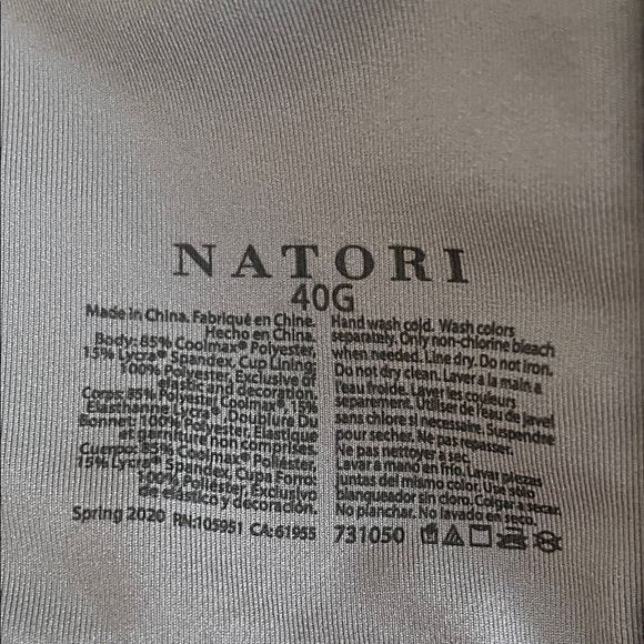 Natori Yogi Women's Black and Gray Bra size 40G - Picture 7 of 10